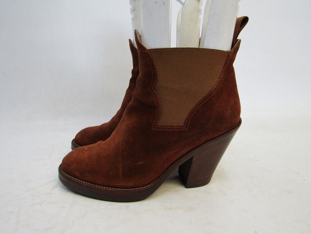 Acne Studios Womens Size 36 EUR Brown Suede Chelsea Ankle Fashion Boots